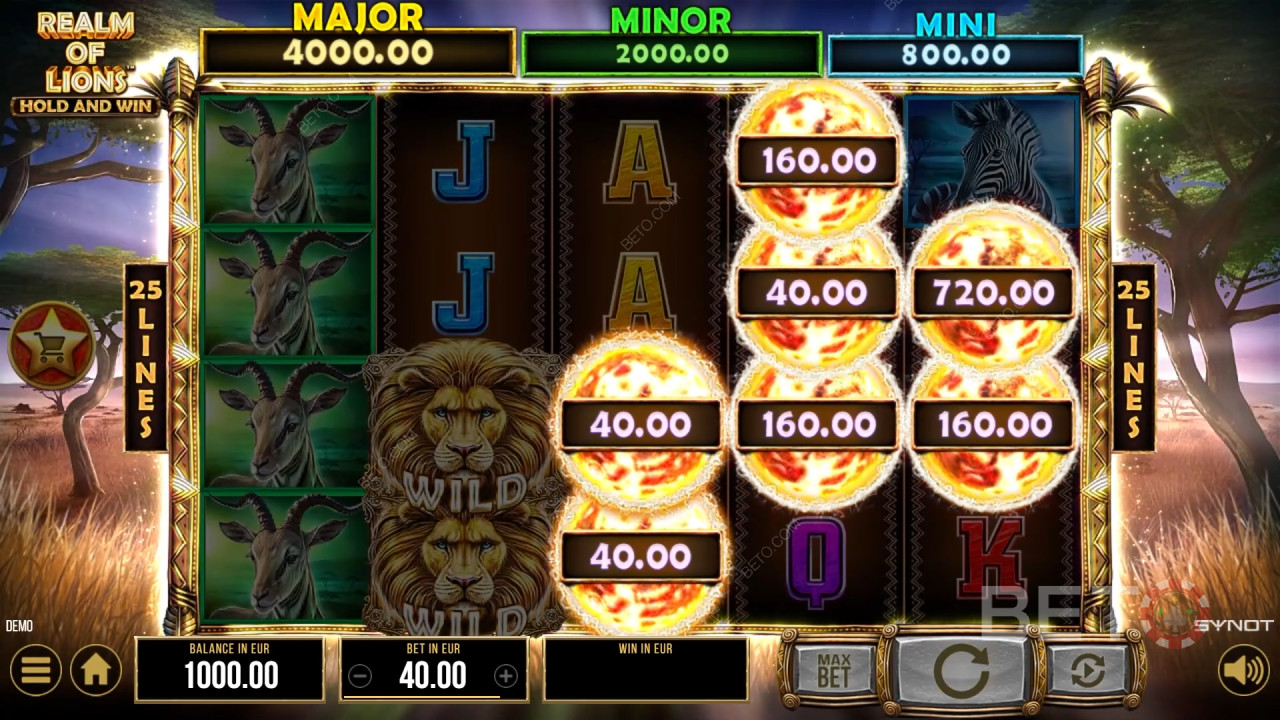 Realm of Lions Anmeldelse av BETO Slots