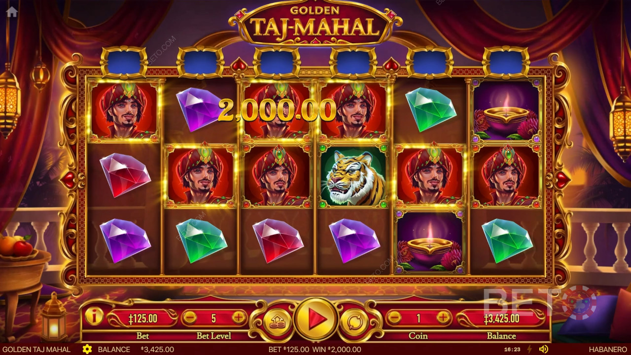 Golden Taj Mahal Anmeldelse av BETO Slots