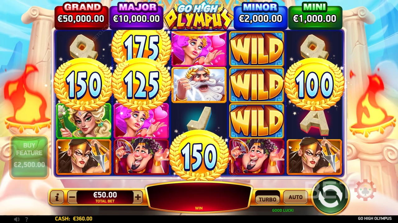 Go High Olympus Anmeldelse av BETO Slots
