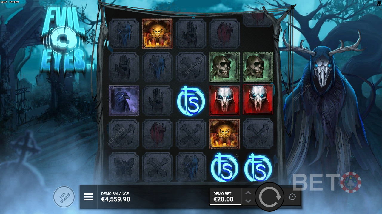 Evil Eyes Anmeldelse av BETO Slots