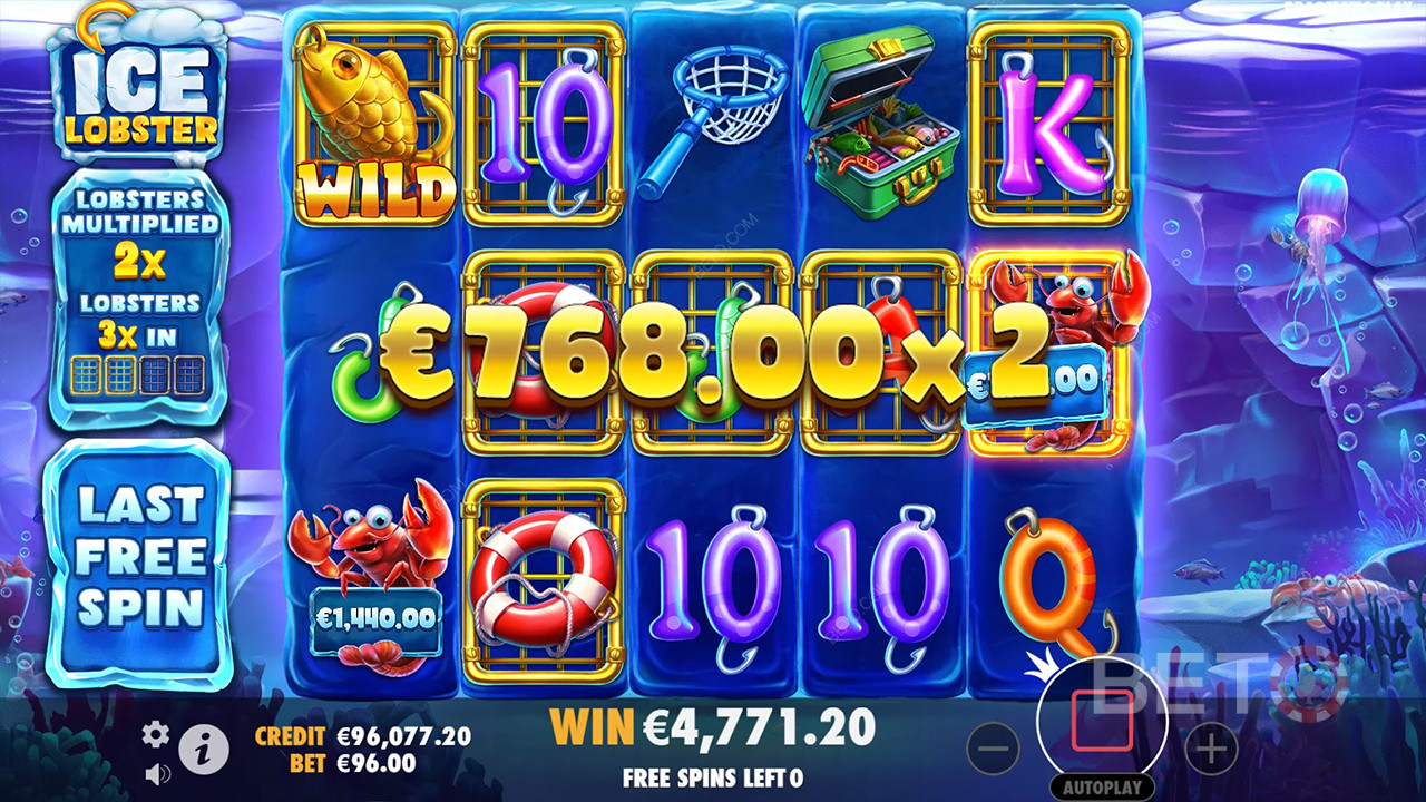 Ice Lobster Anmeldelse av BETO Slots