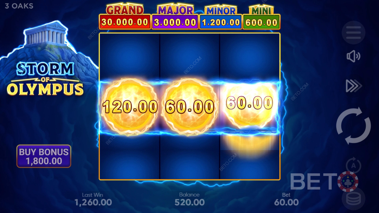 Storm of Olympus Anmeldelse av BETO Slots