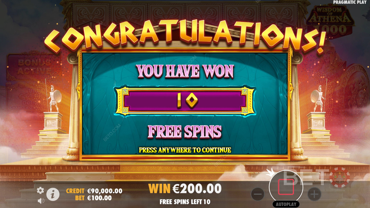 Bonusfunksjoner forklart i Wisdom of Athena 1000 av Pragmatic Play