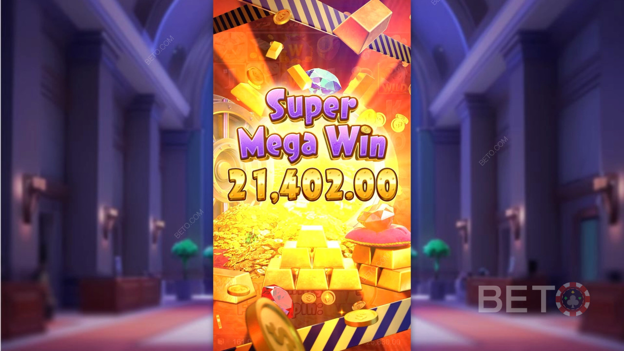 Vinn 2 500 ganger innsatsen din i Wild Heist Cashout Online Slot!