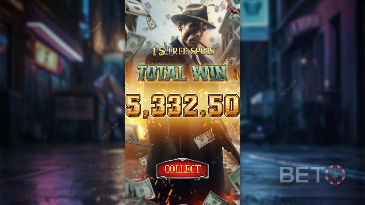 Vinn 10 000 ganger innsatsen din i Mafia Mayhem Online Slot!