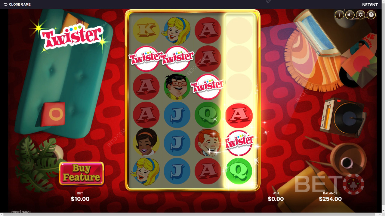 Twister (NetEnt) Spill Gratis