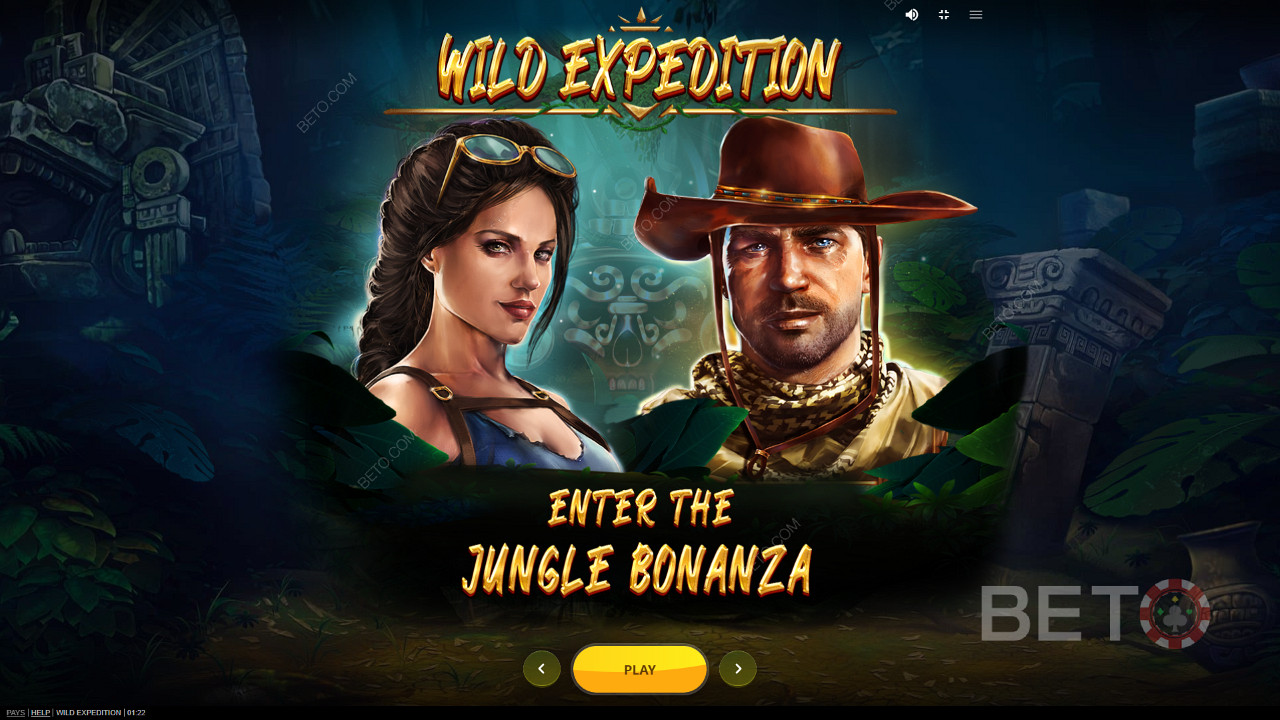 Bli med Nick og Cara på deres neste lykkesøkende eventyr i Wild Expedition -spillet