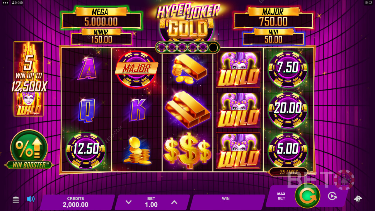 Hyper Joker Gold Anmeldelse av BETO Slots