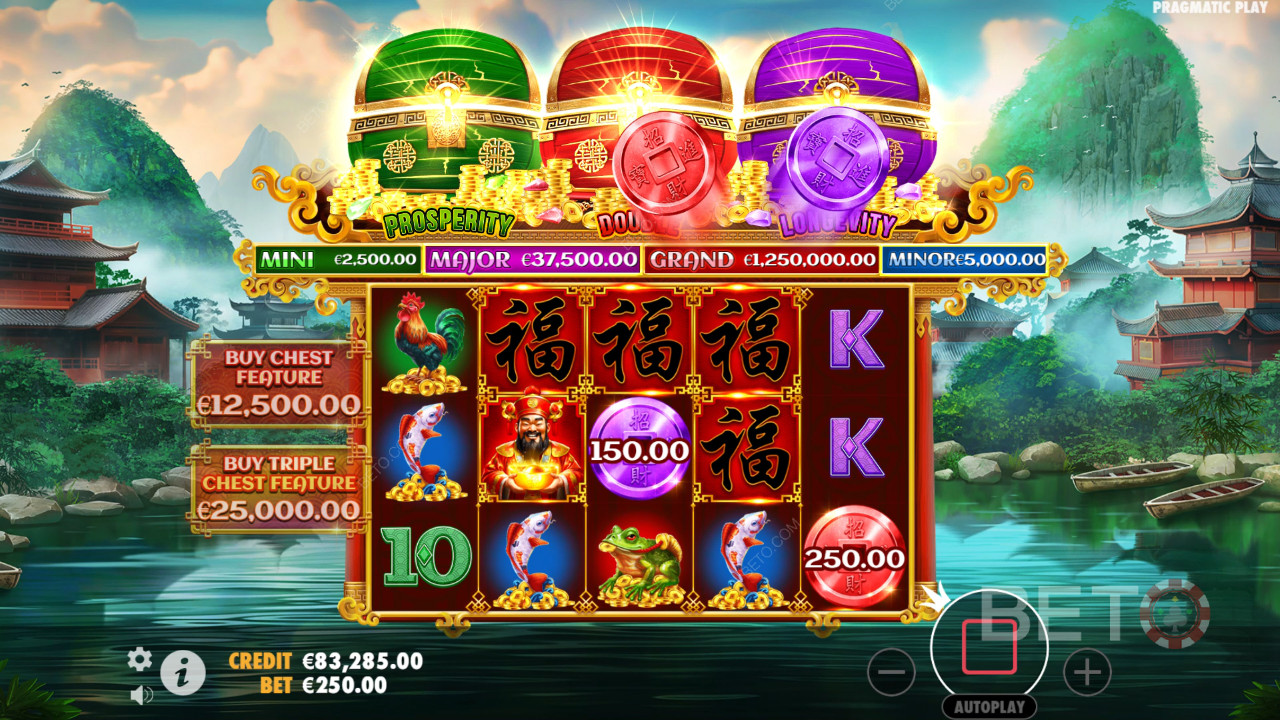 Chests of Cai Shen Anmeldelse av BETO Slots