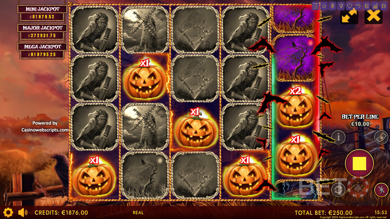 Haunted Haystacks - Spooky Hold and Win Spill Gratis