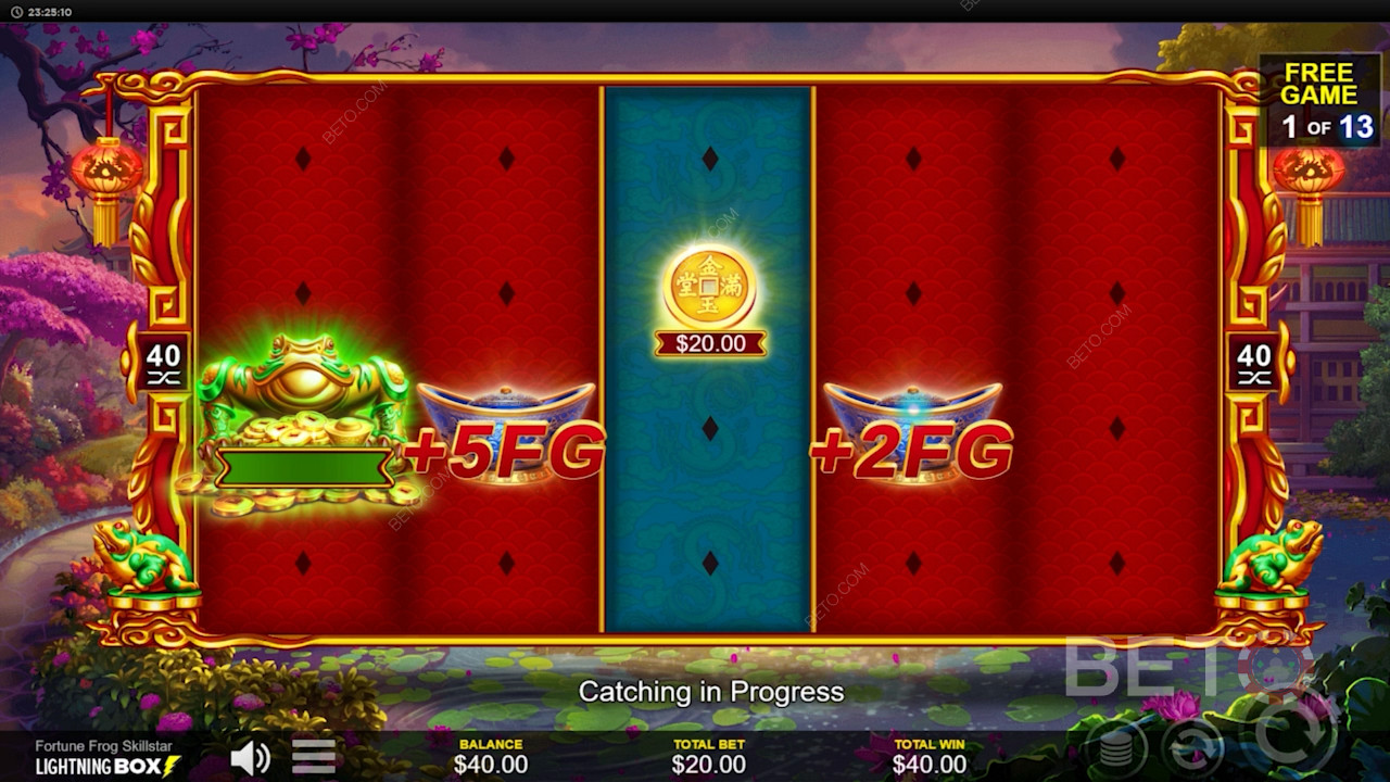 Spesielle funksjoner og gratisspinn-funksjonen i Fortune Frog Skillstar spilleautomat