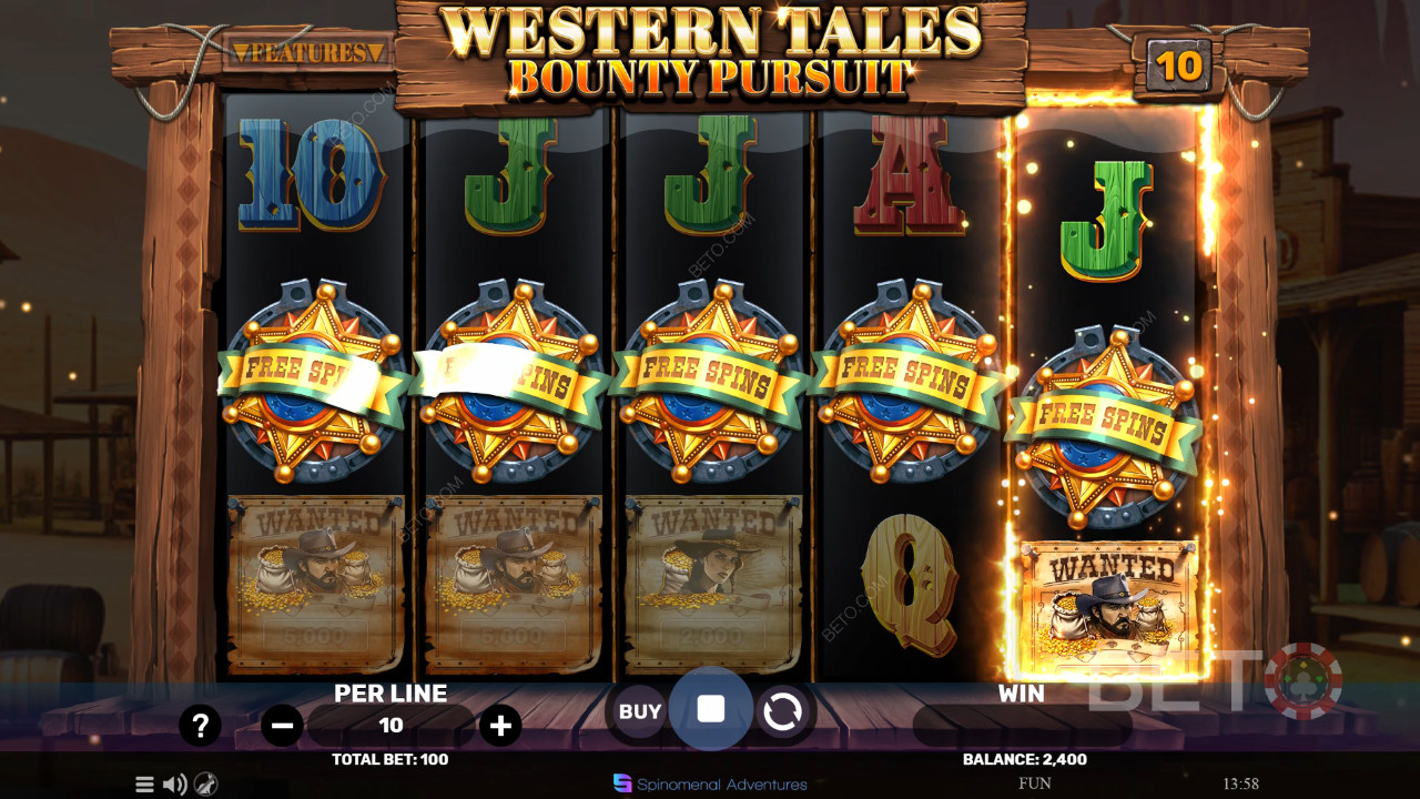 Western Tales - Bounty Pursuit Anmeldelse av BETO Slots