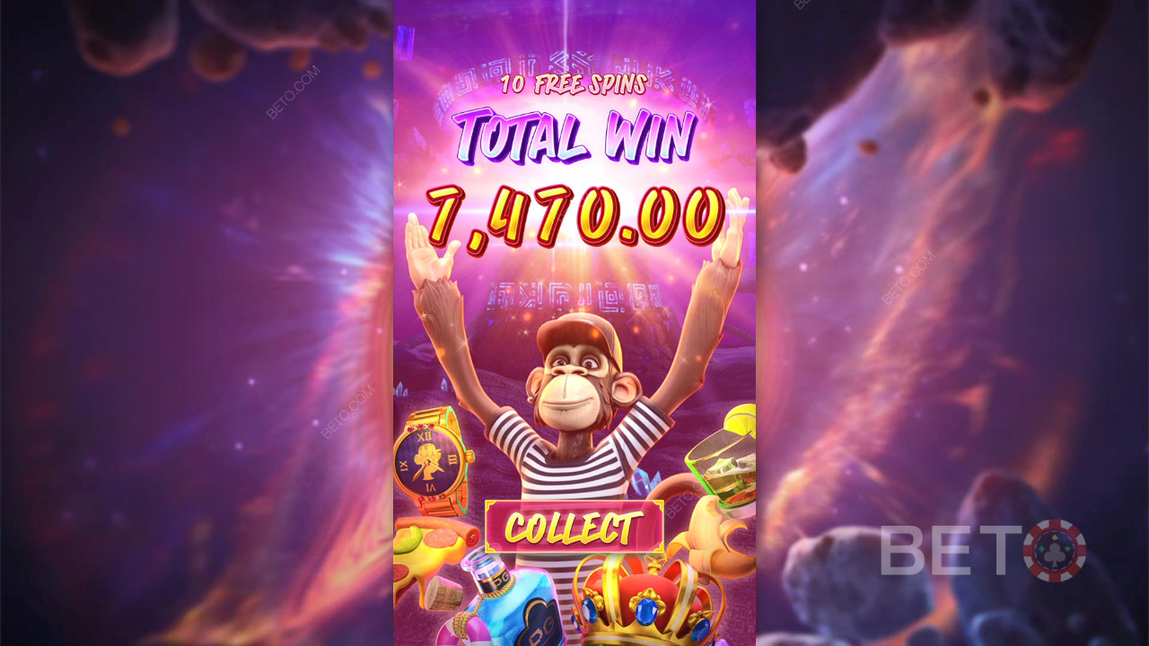 Vinn 10 000 ganger innsatsen din i Wild Ape #3258!