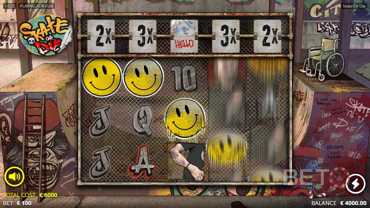 Skate or Die Anmeldelse av BETO Slots