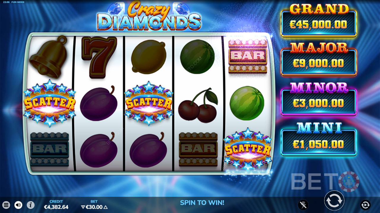 Crazy Diamonds Spill Gratis