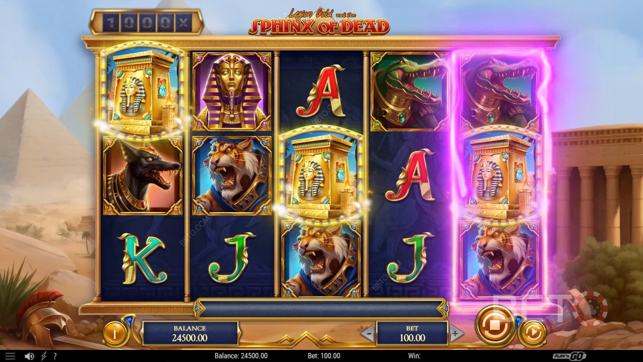 Legion Gold and the Sphinx of Dead Anmeldelse av BETO Slots