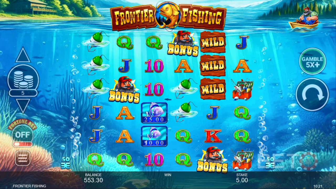 Frontier Fishing Anmeldelse av BETO Slots