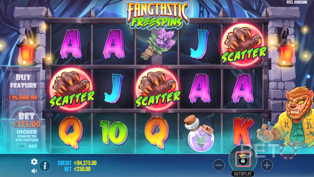 Fangtastic Freespins Spill Gratis