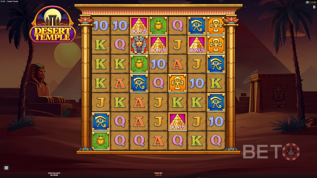 Desert Temple Anmeldelse av BETO Slots