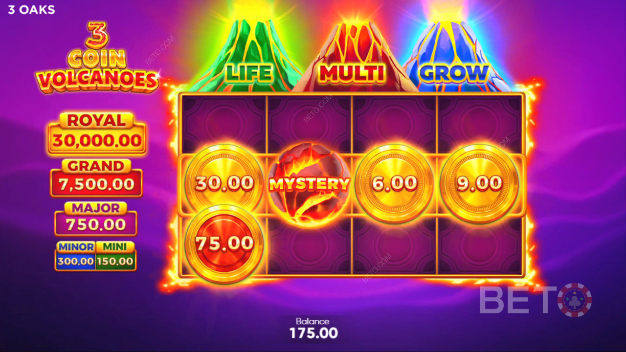 3 Coin Volcanoes Spill Gratis