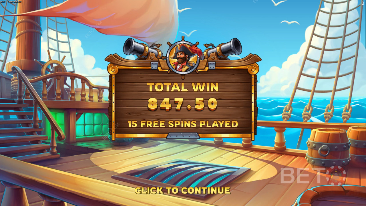 Bonusfunksjoner forklart i Pirate Bonanza av Backseat Gaming