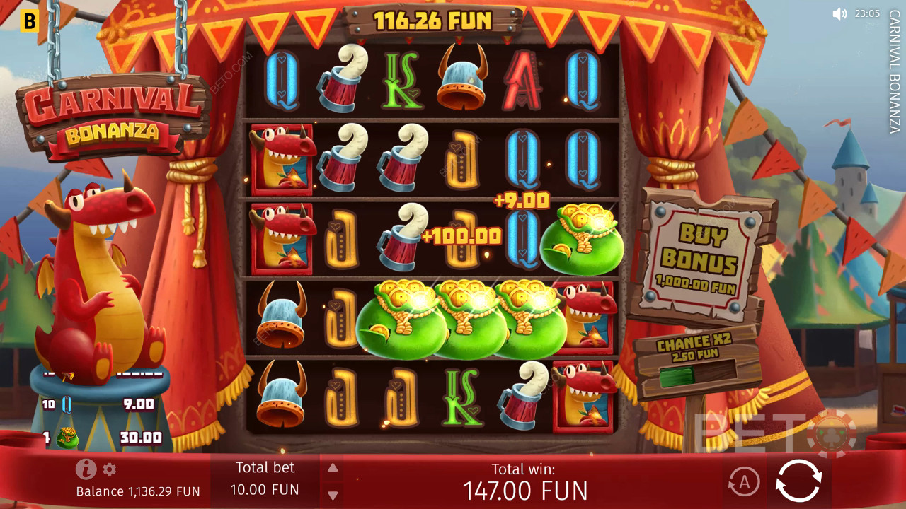 Carnival Bonanza Anmeldelse av BETO Slots