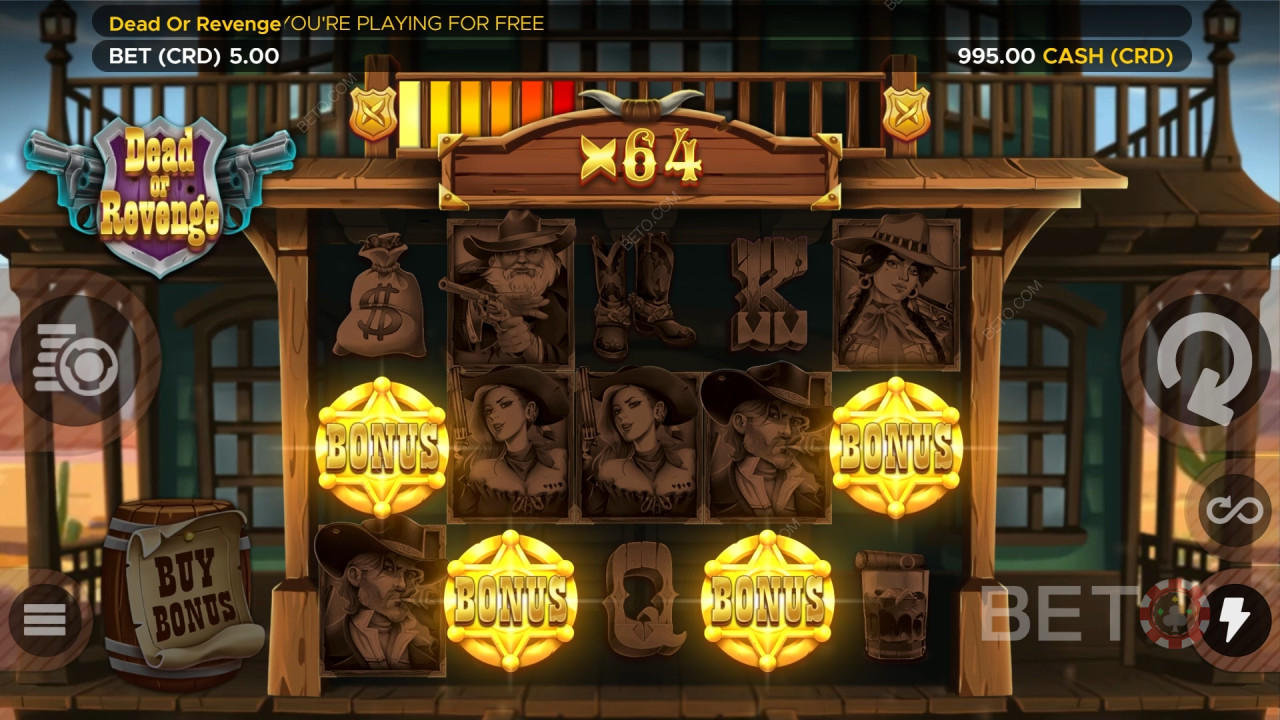 Dead or Revenge Anmeldelse av BETO Slots