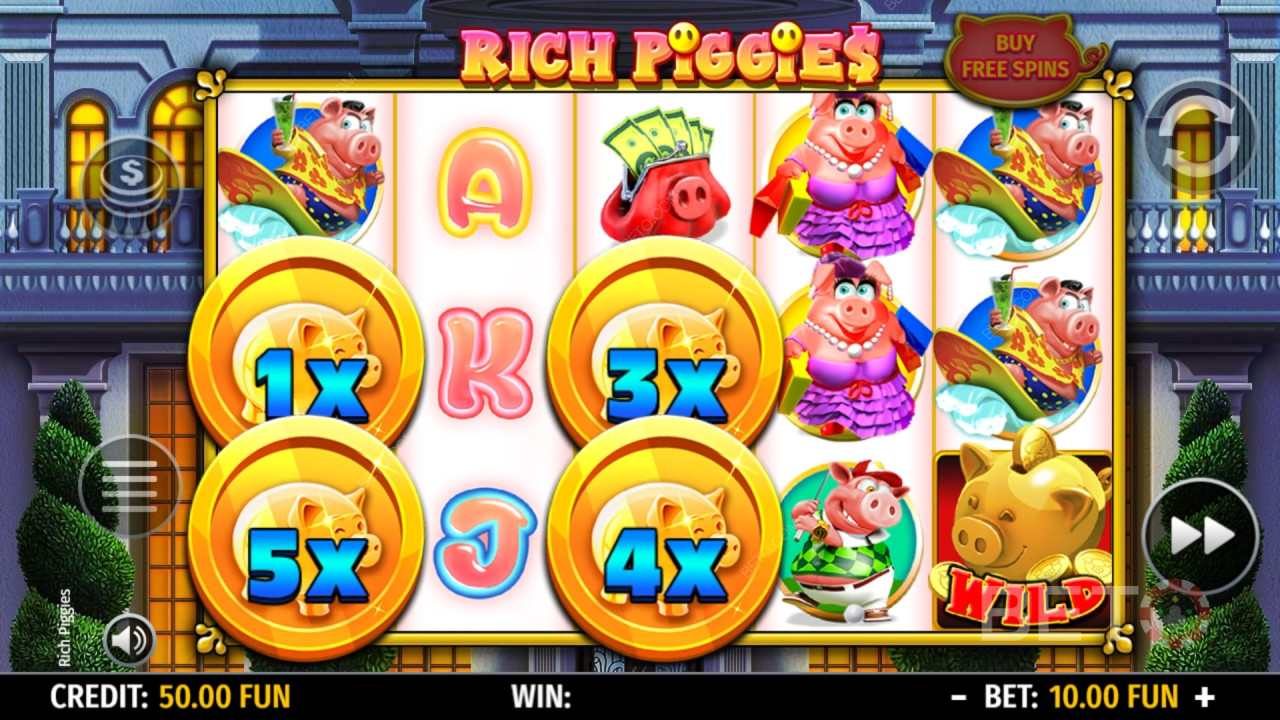 Rich Piggies Anmeldelse av BETO Slots