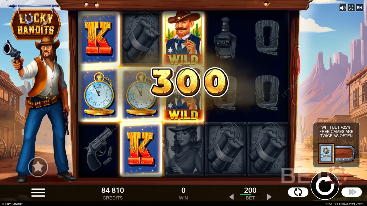 Lucky Bandits Anmeldelse av BETO Slots