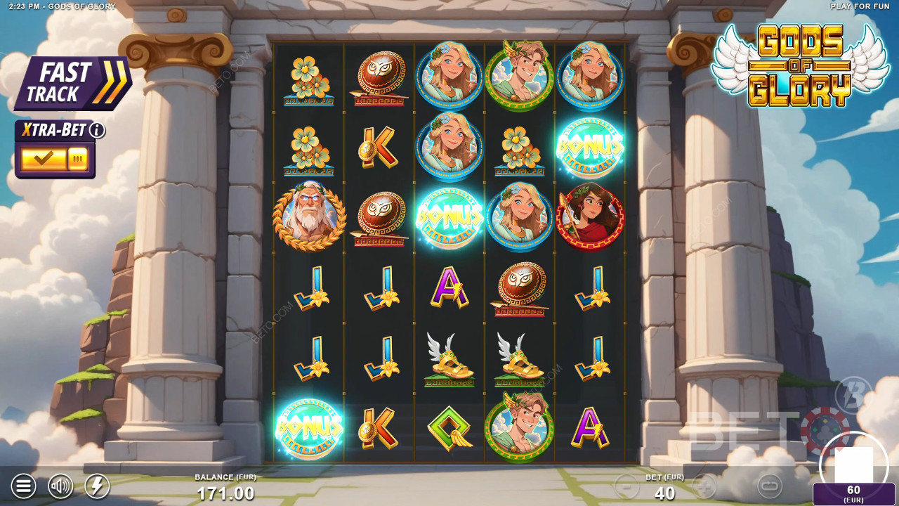 Gods of Glory Anmeldelse av BETO Slots