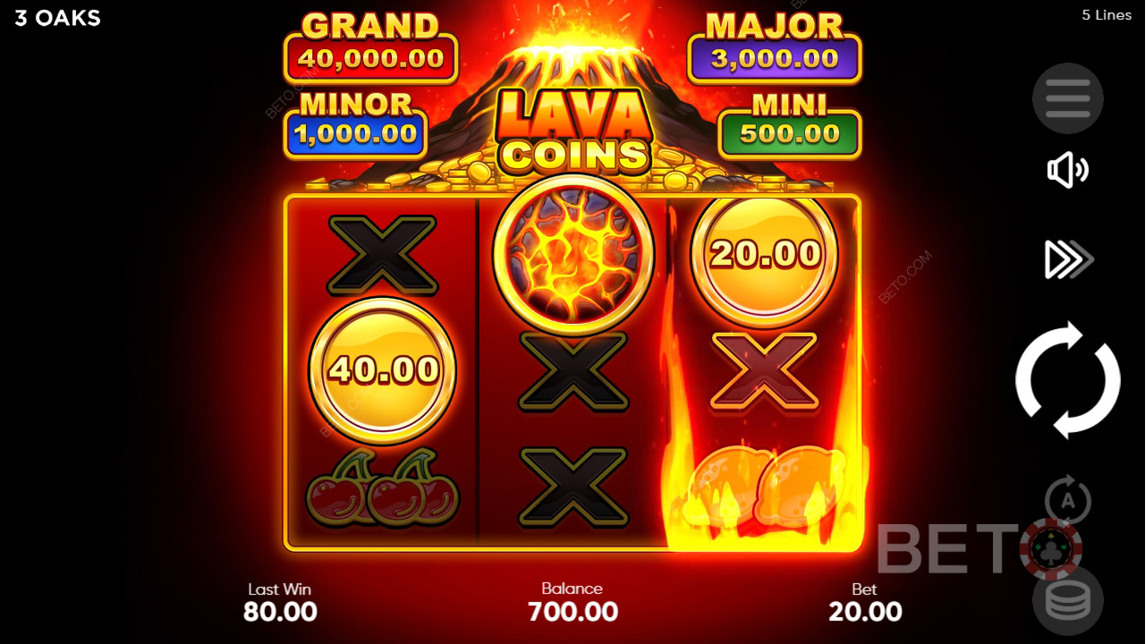 Lava Coins Spill Gratis