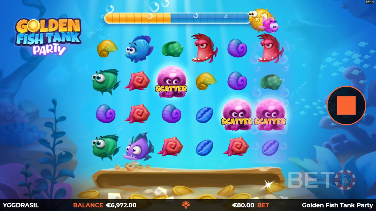 Golden Fish Tank Party Anmeldelse av BETO Slots