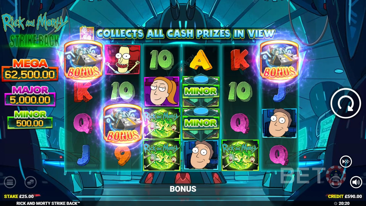 Rick And Morty Strike Back Anmeldelse av BETO Slots