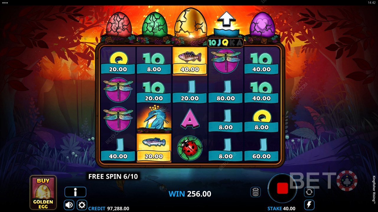 Kingfisher Rising Anmeldelse av BETO Slots