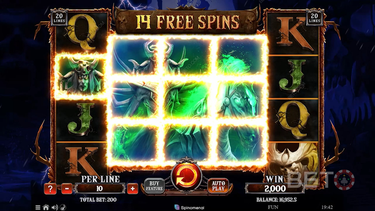 Du kan tjene totalt 50 gratisspinn ved å spille spinnene dine i Gamble-funksjonen