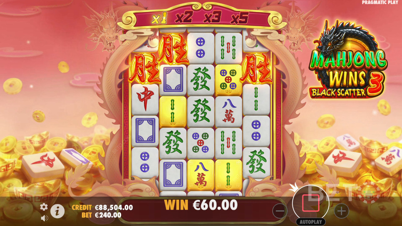 Mahjong Wins 3 - Black Scatter Anmeldelse av BETO Slots