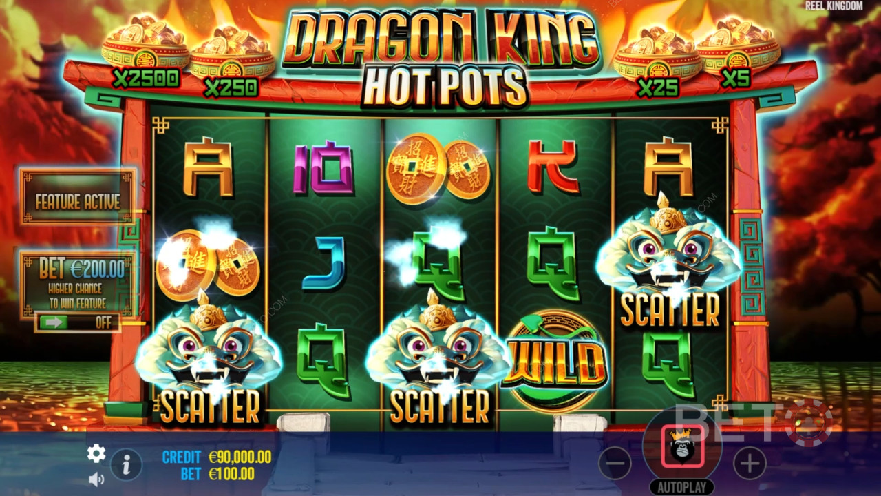 Dragon King Hot Pots Anmeldelse av BETO Slots