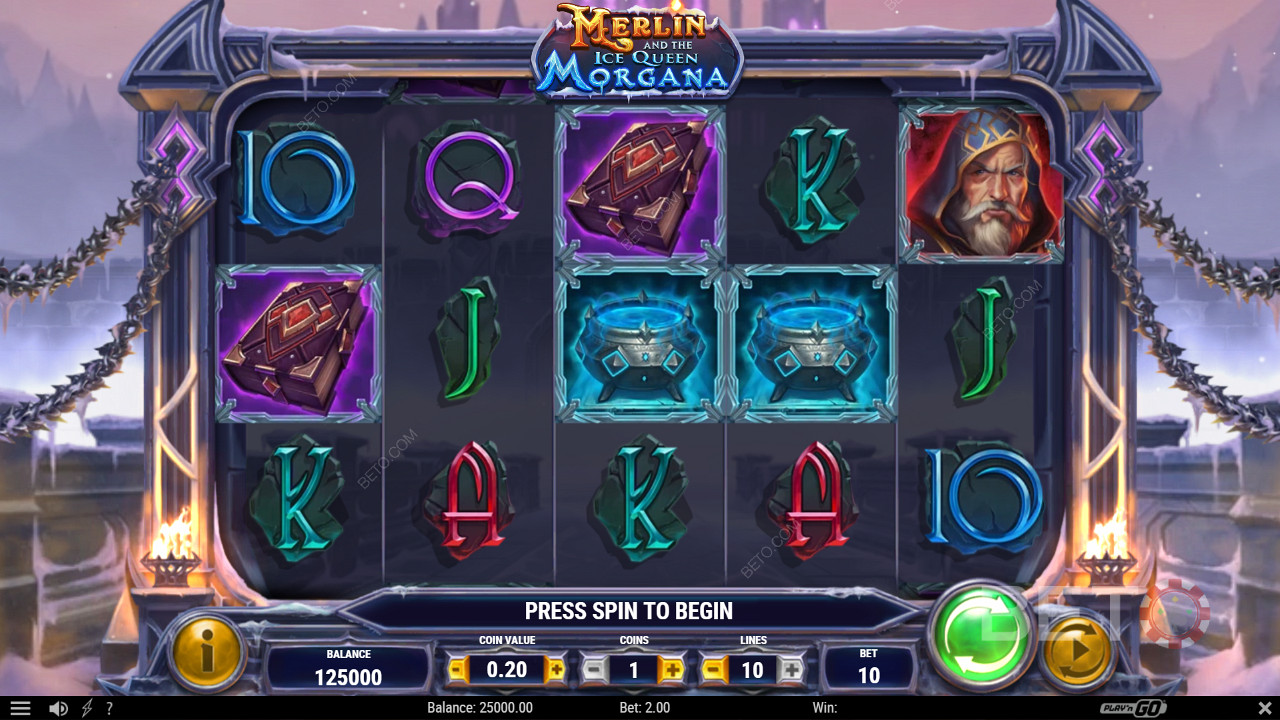Merlin and the Ice Queen Morgana Spill Gratis