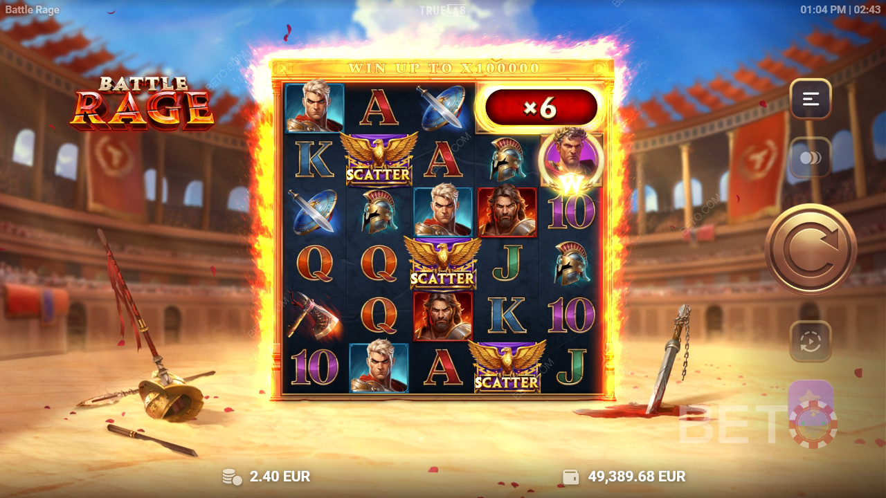 Battle Rage Anmeldelse av BETO Slots