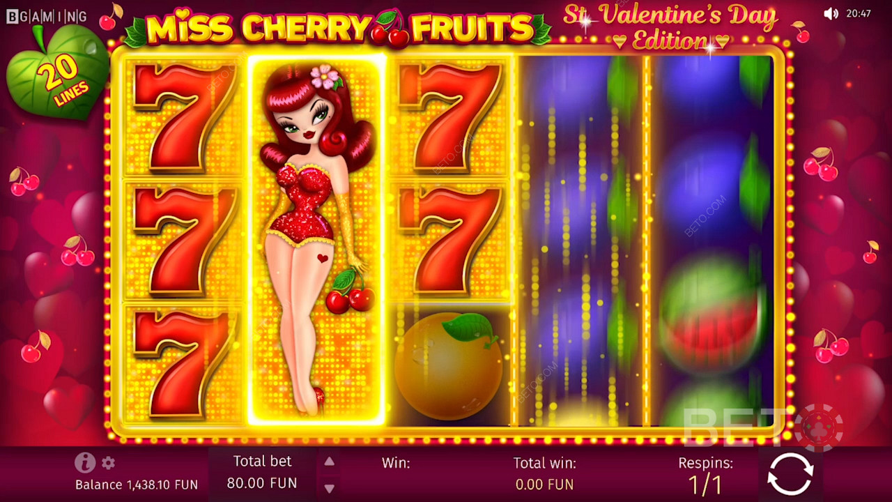 5x3 rutenett i Miss Cherry Fruits