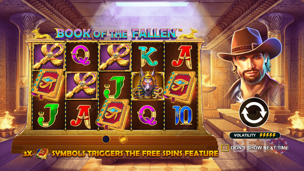 Gå gjennom det gamle Egypt med en legendarisk oppdagelsesreisende i Book of Fallen-spilleautomaten