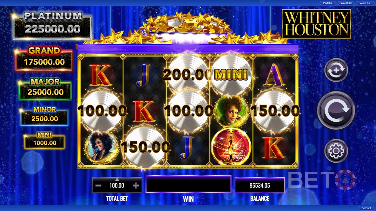 Whitney Houston Anmeldelse av BETO Slots