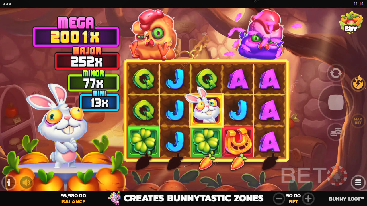 Bonusfunksjoner forklart i Bunny Loot av PearFiction