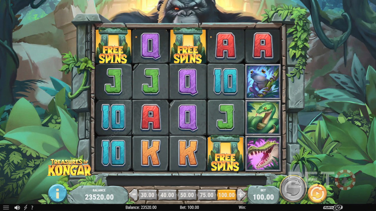Treasures of Kongar Spill Gratis