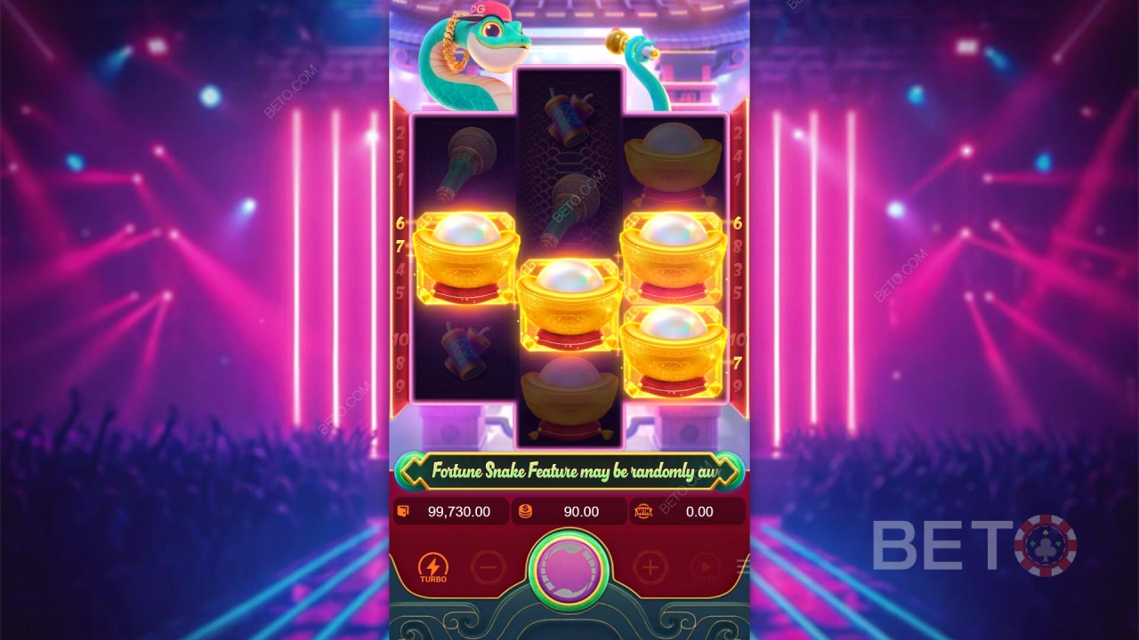 Bonusfunksjoner forklart i Fortune Snake by PG Soft