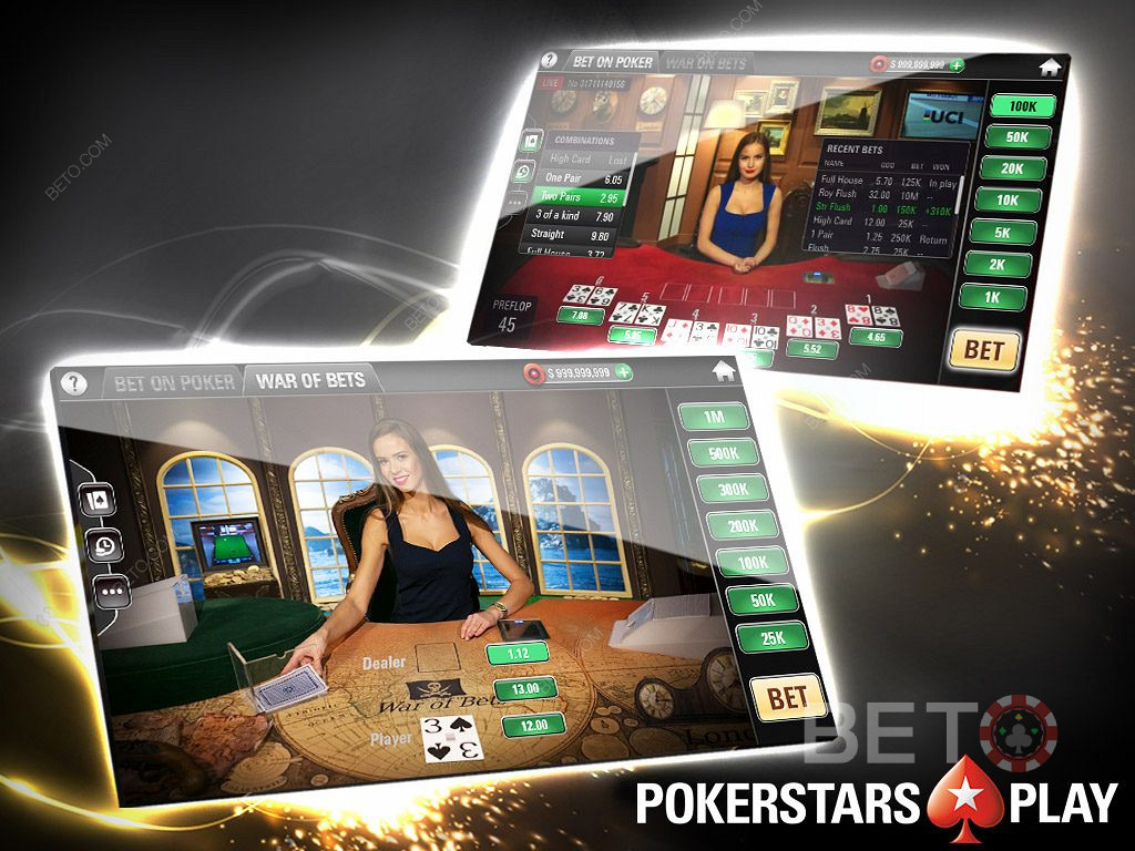 Design og brukervennlig PokerStars casino