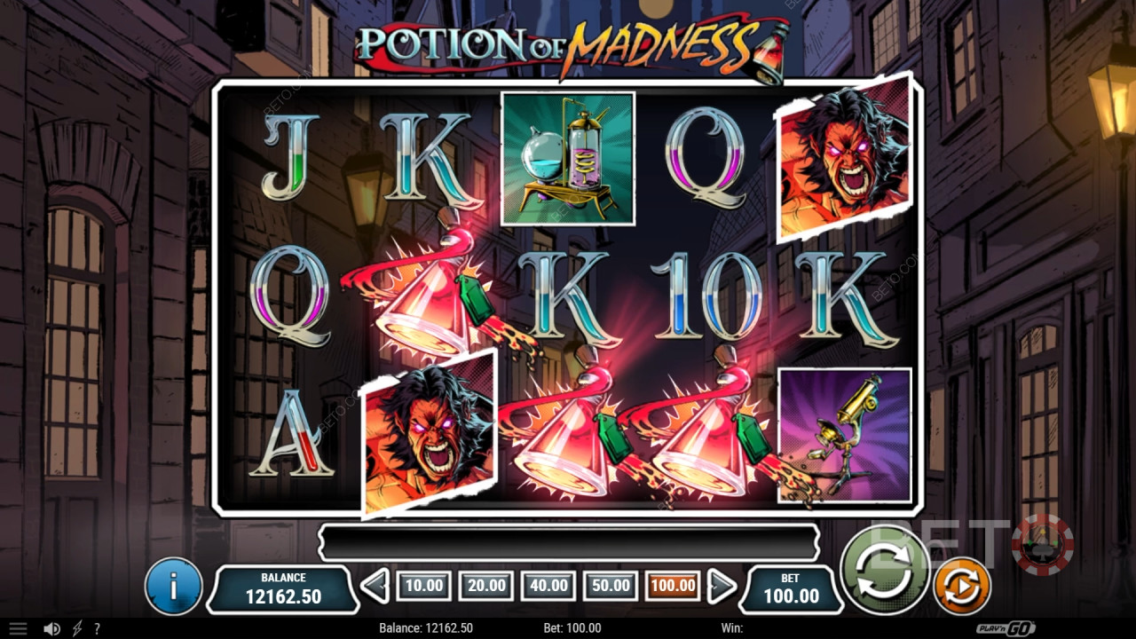 Potion of Madness Anmeldelse av BETO Slots