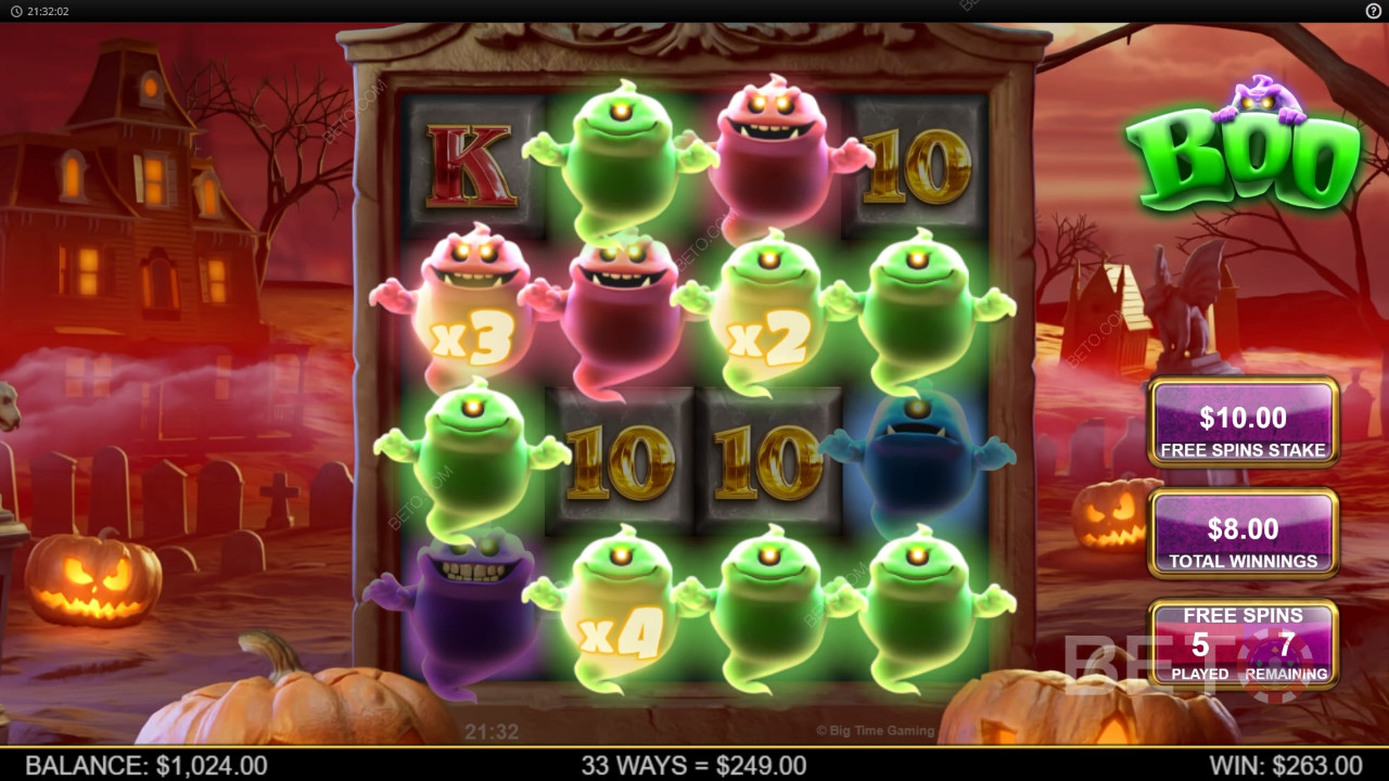 Boo Spill Gratis