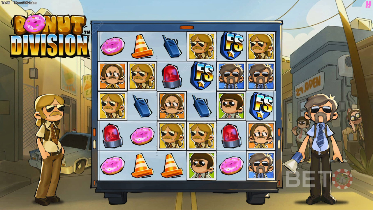 Donut Division Anmeldelse av BETO Slots