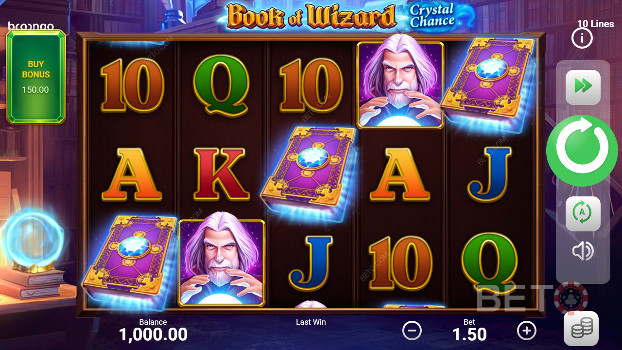 Book of Wizard: Crystal Chance Spill Gratis